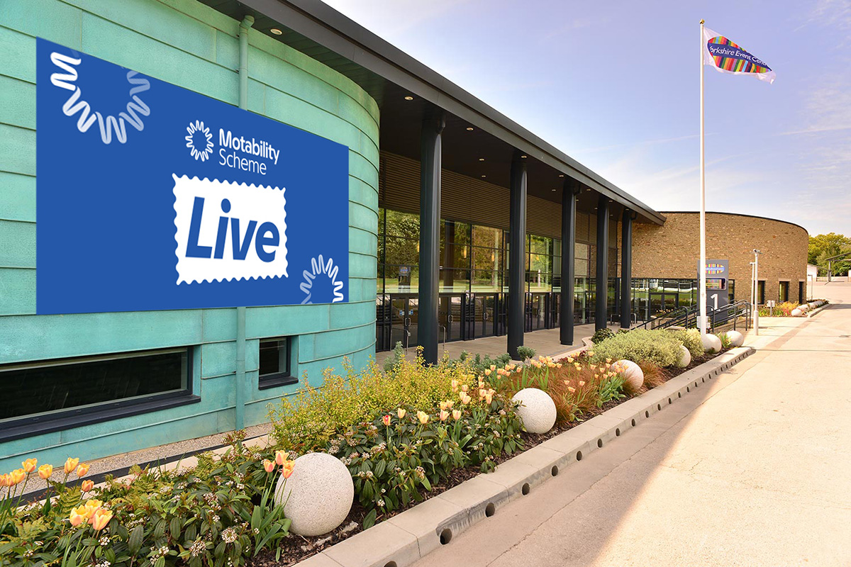 Yorkshire Event Centre with Motability Scheme Live banner